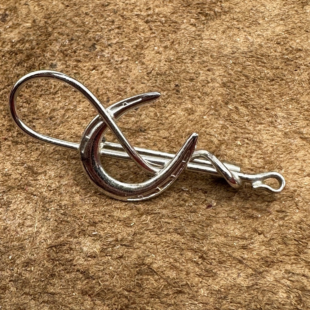 Sterling Silver Equestrian Brooch Pin - Picture 2 of 6